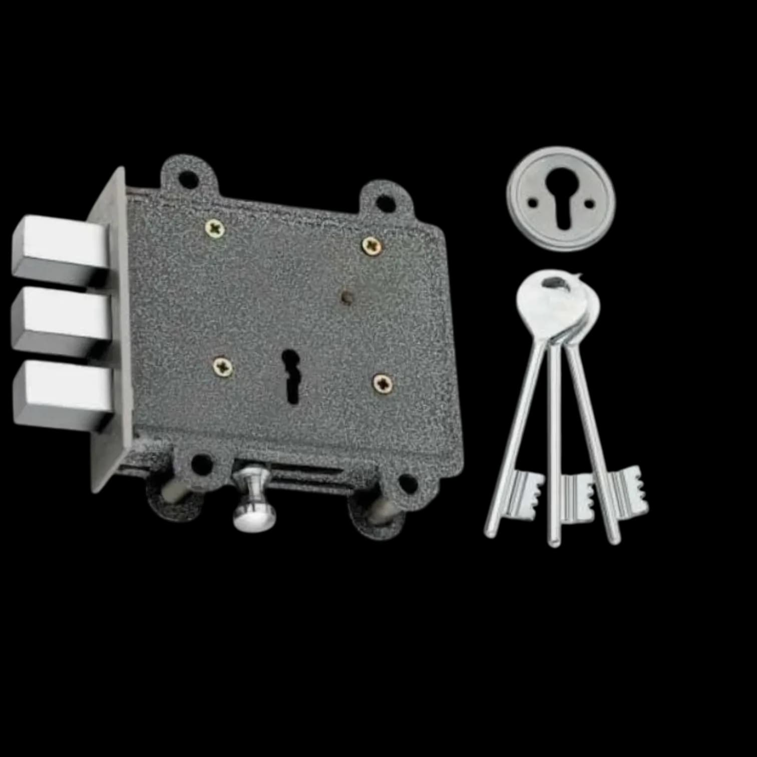 Anjna Door Lock Super 2 IN 1 Bullet Textured finish(1 Pcs)