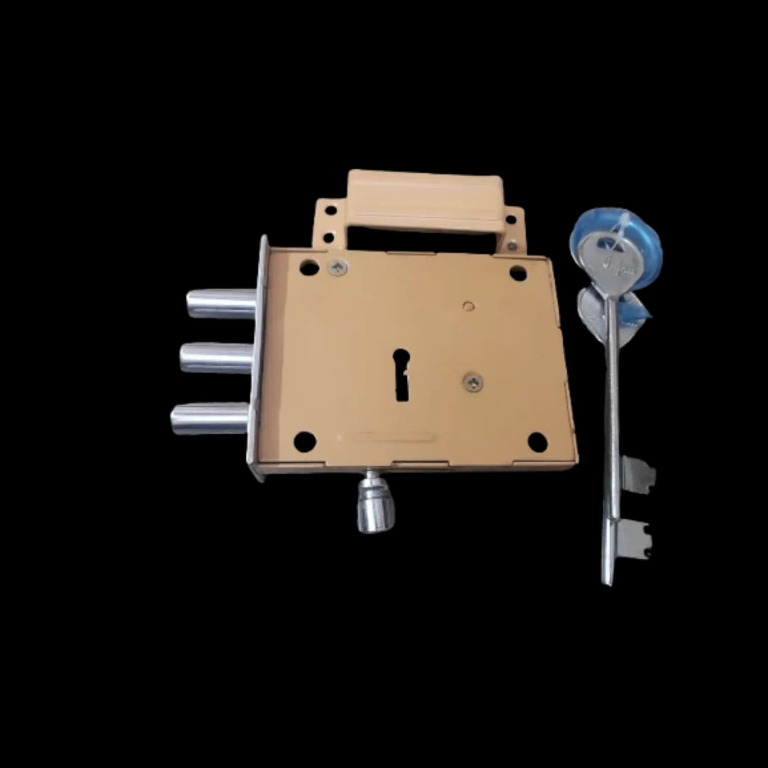 Anjna Door Lock Silk 2 IN 1 Bullet 4" PC finish