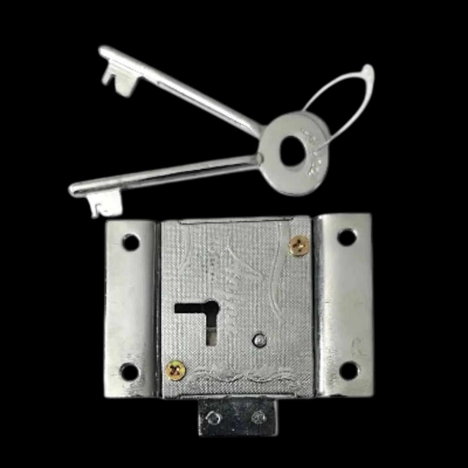 Anjna Universal Cupboard Lock S/A 75mm (12 Pcs)