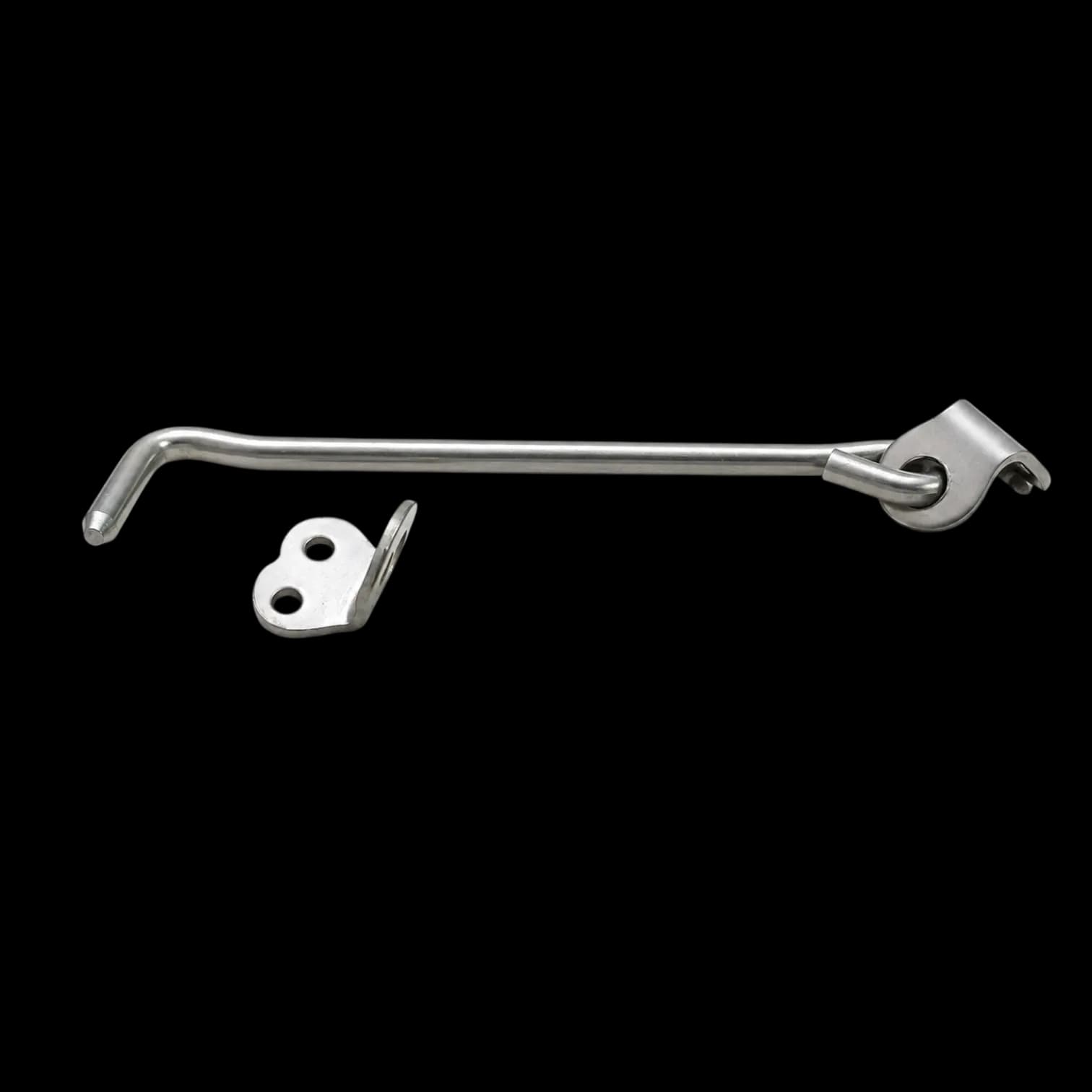 Anjna Steel Gate Hook Round Heavy 6" SS finish (36 Pcs)