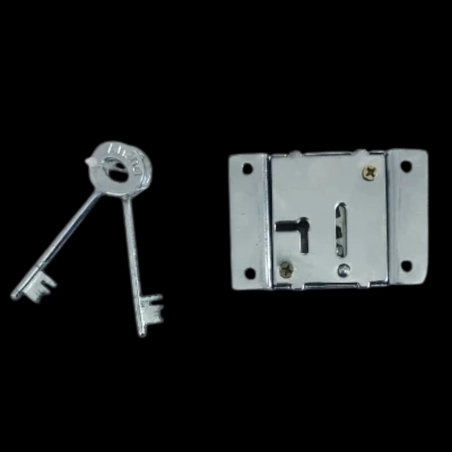 Anjna Universal Cupboard Lock Double Turn 75mm (12 Pcs)