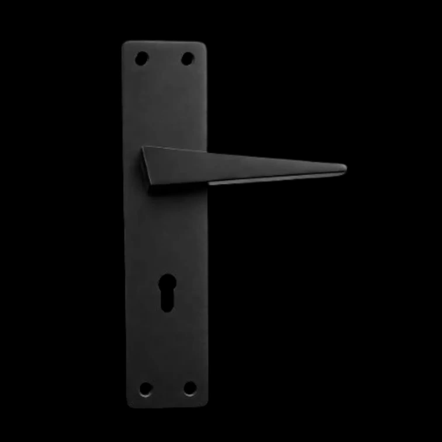 Anjna Iron Mortise Black 602 (1 Set)