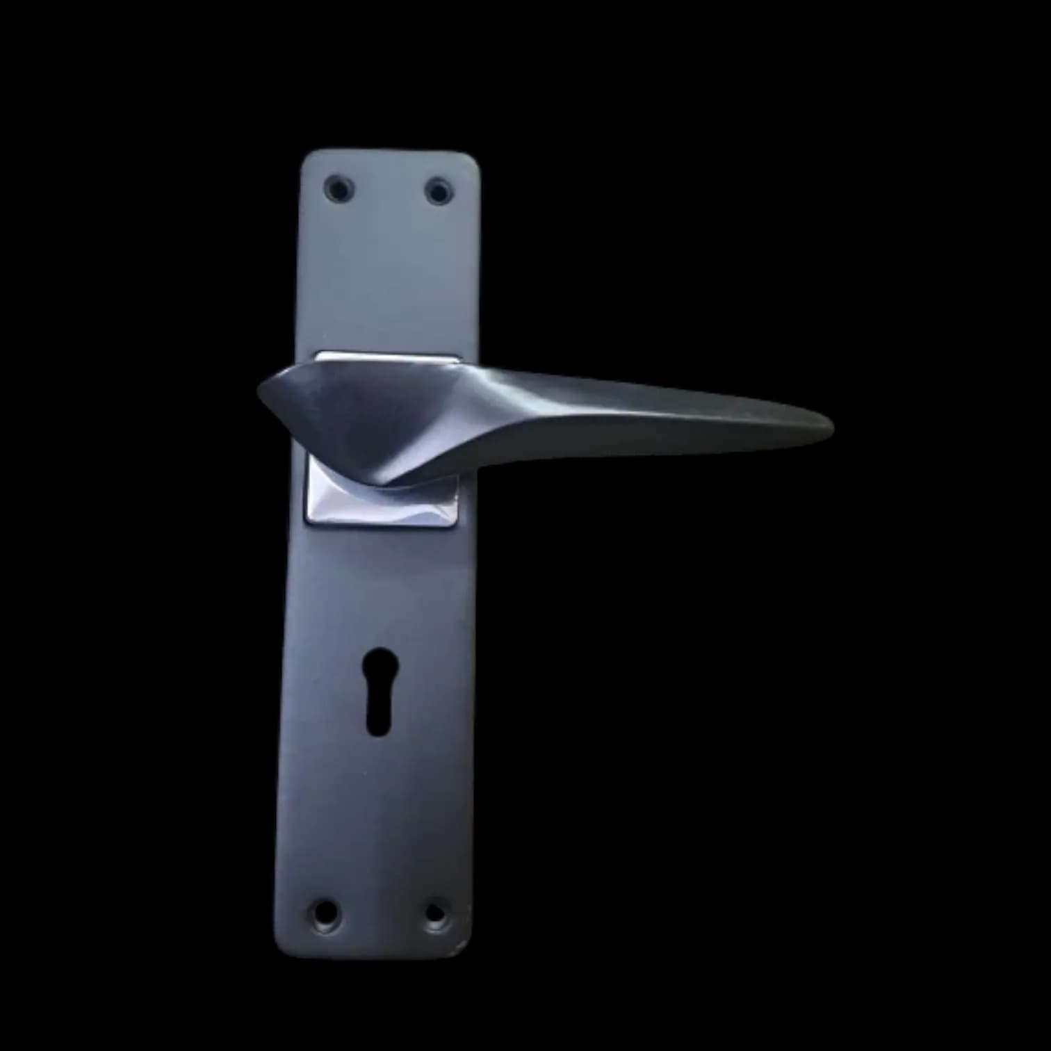 Anjna Iron Mortise Black 8" 607 (1 Set)