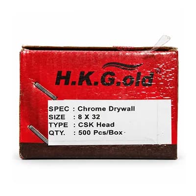 Drywall Screw 4.2x32 CSK Head Chrome 500 Pcs