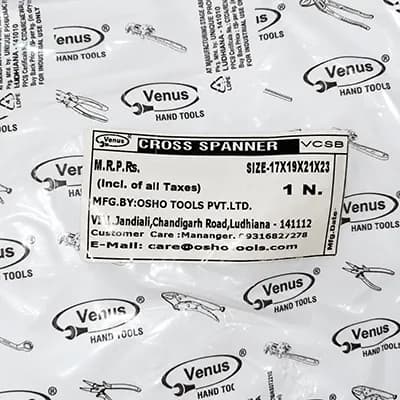 Venus Cross Spanner L350mm 17x19x21x23 (5 set) — image 1