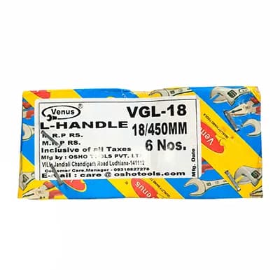Venus L- Handle Chrome 18'' (6 Pcs) — image 1