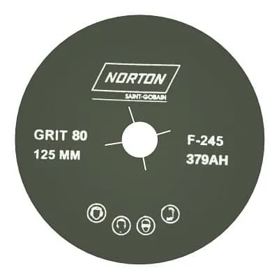 Norton Fiber Disk Cut 5" Grit 80 (100 Pcs) — image 1