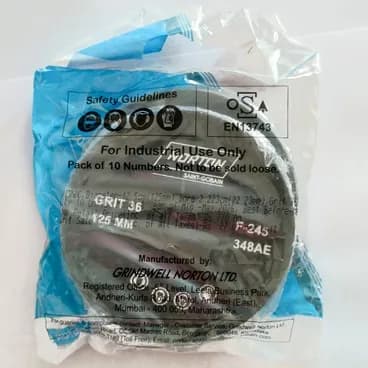 Norton Fiber Disk Cut 5" Grit #36 (100 Pcs) — image 1
