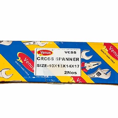Venus Cross Spanner L230mm 10x13x14x17 (10 set) — image 1