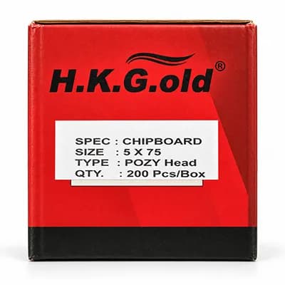 Chipboard Screw 5x75 Pozy Head 200 Pcs