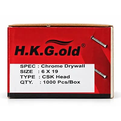 Drywall Screw 3.5x19 CSK Head Black 1000 Pcs