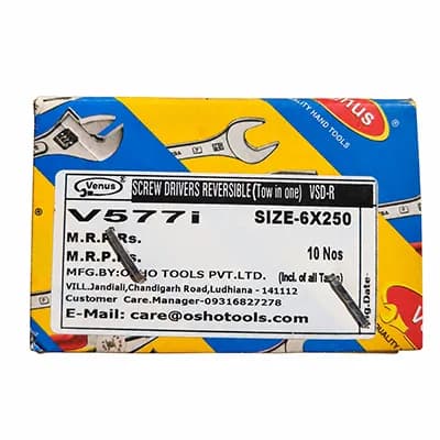 Venus V577i Screw Dr (2 in 1) 6x250mm insulated (10 Pcs) — image 1
