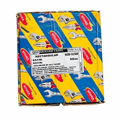 Venus 313 Hacksaw Rect. Frame (Plastic Handle) (6 Pcs)