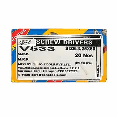 Venus V533 Screw Dr (2 in 1) 3.25x60mm (20 Pcs) — image 1