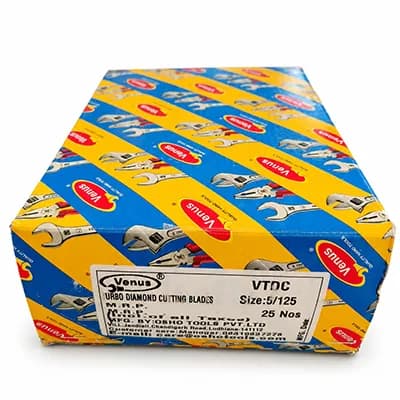 Venus 125mmX20 Turbo Diamond Cutting Blade (5 Pcs) — image 1