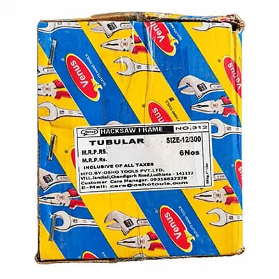 Venus 312 Hacksaw Tubular Frame (Plastic Handle) (6 Pcs)