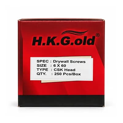 Drywall Screw 3.5x60 CSK Head Black 250 Pcs