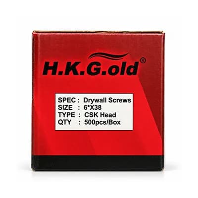 Drywall Screw 3.5x38 CSK Head Black 500 Pcs