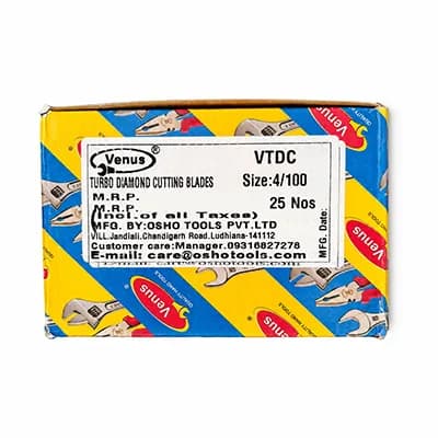 Venus 110mmX20 Turbo Diamond Cutting Blade (5 Pcs) — image 1