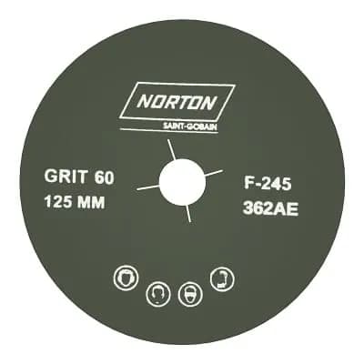 Norton Fiber Disk Cut 5" Grit 60 (100 Pcs) — image 1