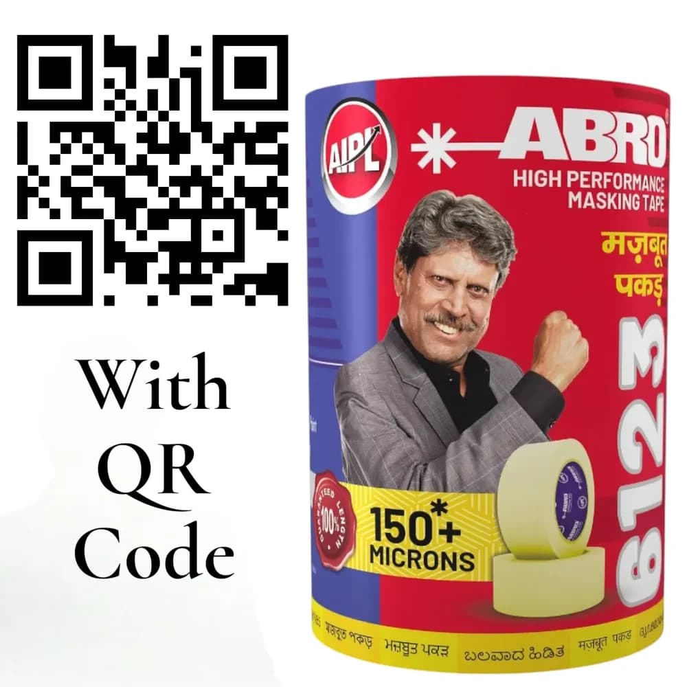 Abro 6123 Masking Tape 25Mtr (48 Roll)