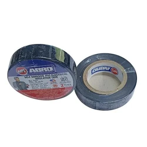 Abro Pvc Tape black 17mm x 15 Mtr (20Pcs)