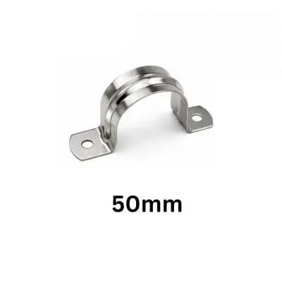 Keshav Grip Type Steel clamp 202-Grade SS 50mm (60 Pcs)