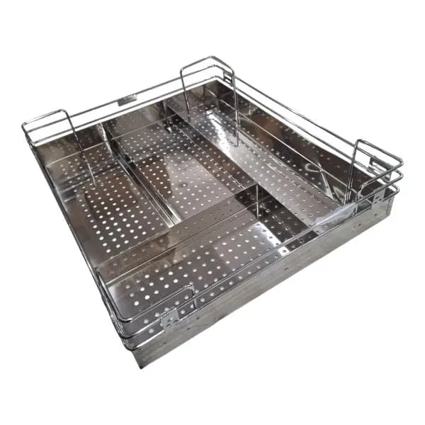 Wire Basket Box Cutlery 21x20x4"