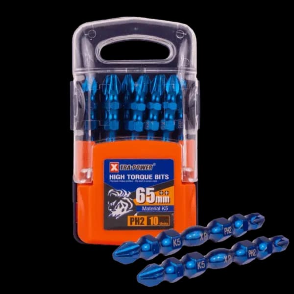 High Torque Bits- Blue 65mm (10 Pcs Pkt)