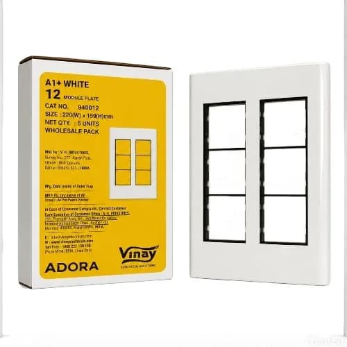 Vinay Adora A1 Modular Plate 12M (5Pcs)