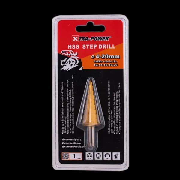 XP Step Drill Bits 4-20mm — image 1