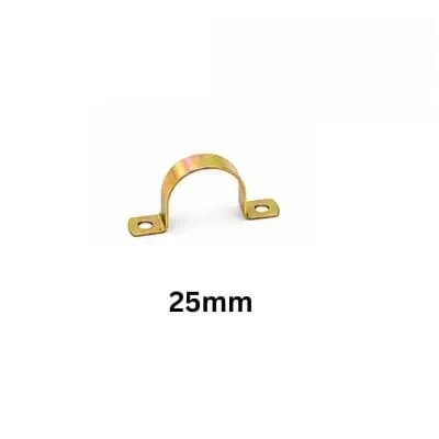 Keshav Ms Clamp Zinc Coated 25mm (100 Pcs)
