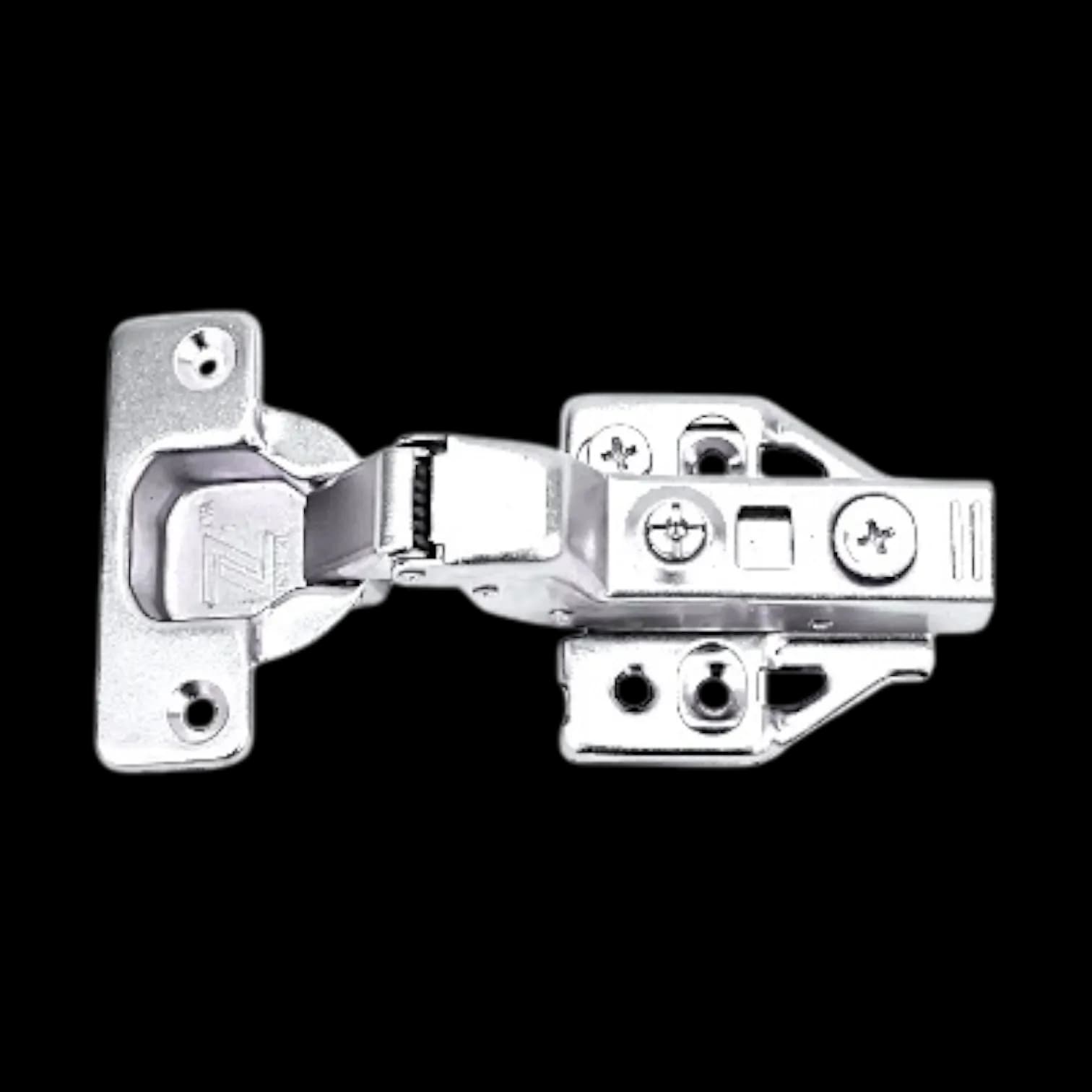 Zincline 3D Hinge Soft Close 0* Crank Ss