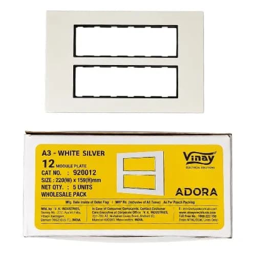 Vinay Adora A3 Modular Plate 12M (5 Pcs)