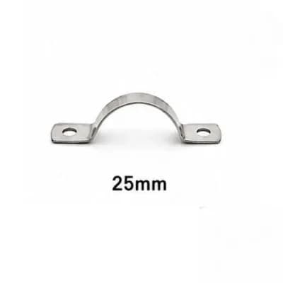 Keshav Steel clamp 202-Grade SS 25mm (100 Pcs) — image 1