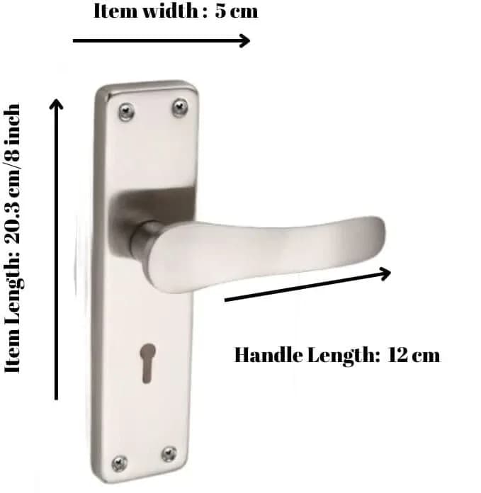 Anjna Iron Mortise Dolphine 8" (1 Set)