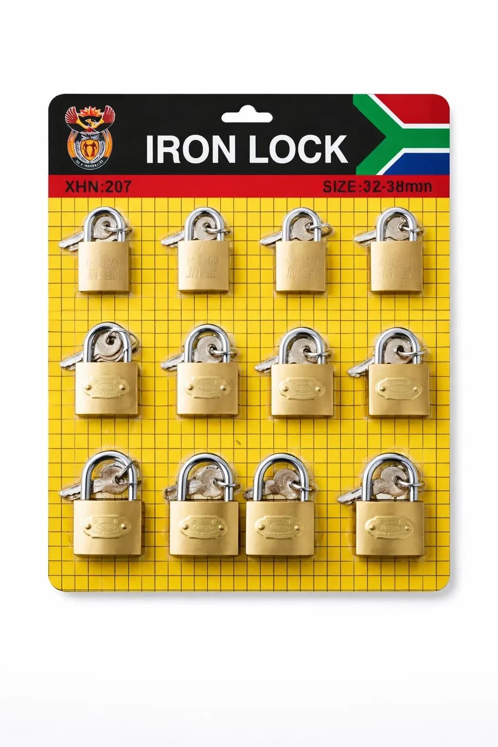Padlock Combo Pack 25-32-38 (12 Pcs)