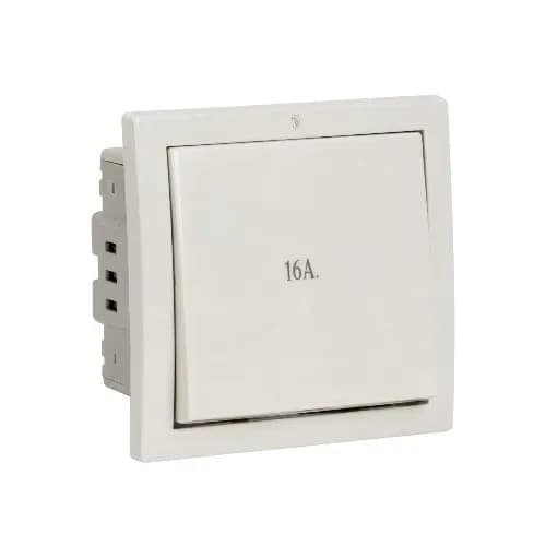 Vinay Adora Switch 16Amp 2M White (10Pcs)