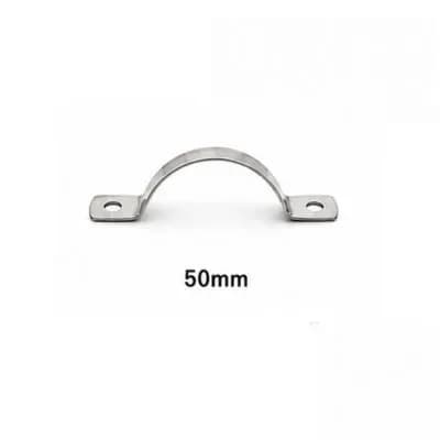 Keshav Steel clamp 202-Grade SS 50mm (50 Pcs)