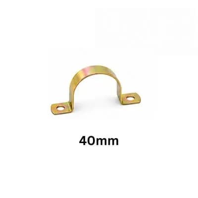 Keshav Ms Clamp Zinc Coated 40mm (60 Pcs)