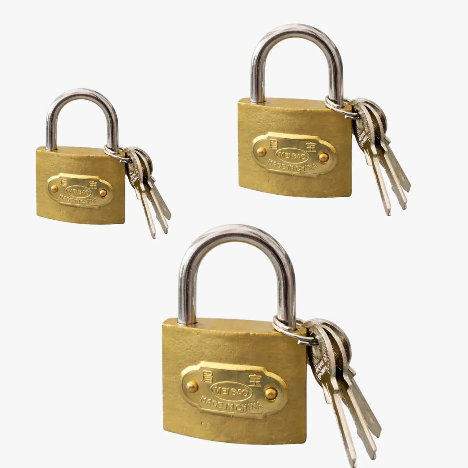 FengYun-Slim Padlock 63mm (6 Pcs)