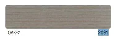 E3 Matt 2091 PVC Edge Banding-OAK2 22mm x 0.8mm (50 Mtr)