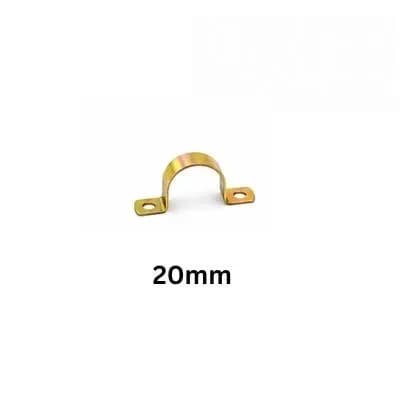 Keshav Ms Clamp Zinc Coated 20mm (100 Pcs)