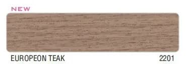 E3 Glossy 2201 PVC Edge Banding-EUROPEON TEAK 22mm x 0.8mm (50 Mtr)