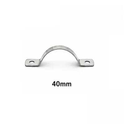 Keshav Steel clamp 202-Grade SS 40mm (50 Pcs)