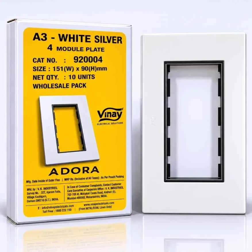 Vinay Adora A3 Modular Plate 4M (10 Pcs)