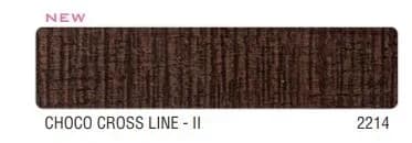 E3 Matt 2214 PVC Edge Banding-CHOCO CROSS LINEII 22mm x 0.8mm (50 Mtr)