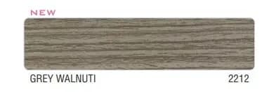 E3 Glossy 2212 PVC Edge Banding Glossy REY WALNUTI 22mm x 0.8mm (50 Mtr)
