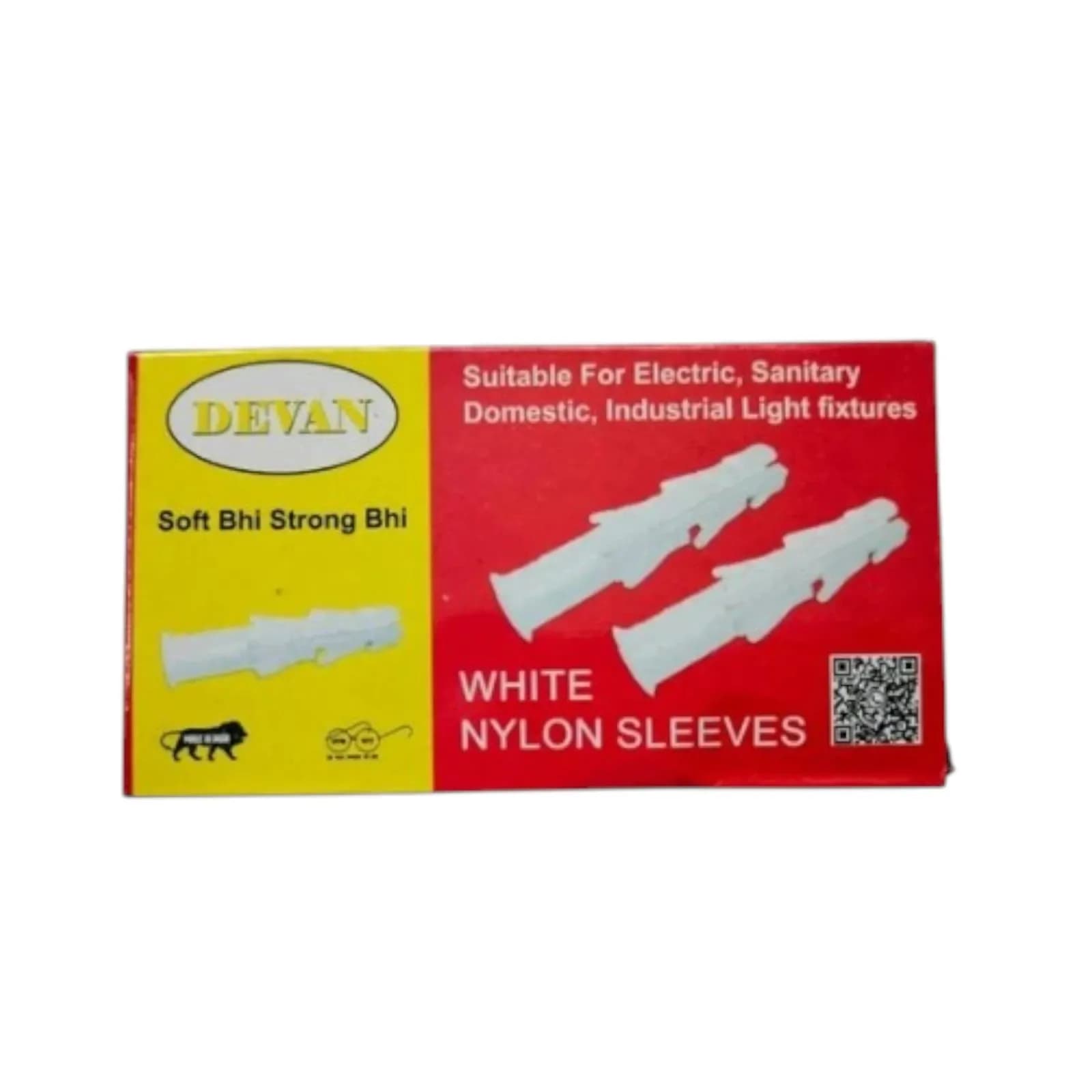 Devan Plastic Sleeve 50mm Black ( 25 Pkt)