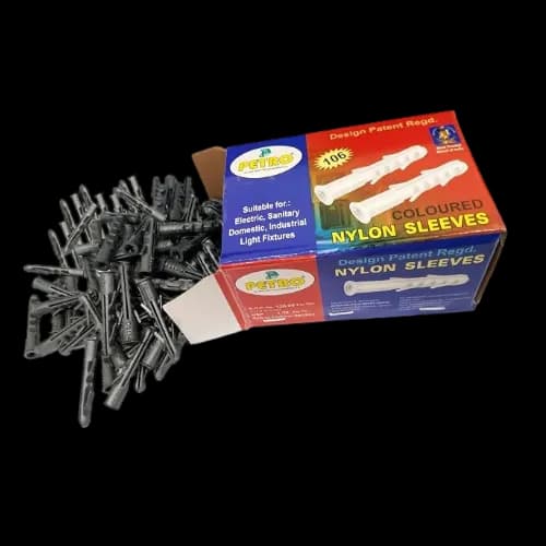 Petro 106 Plastic Sleeve 50x10mm Black (25 Pkt x 100 Pcs)